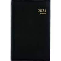 Brepols Buchkalender 2024 Spezial 1 Woche / 2 Seiten Niederländisch, Französisch, Deutsch, Englisch Schwarz 0.231.1255.01.6.0