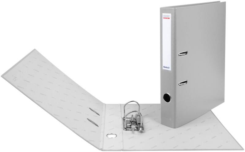 Biella Schmal Ordner A4 40 mm Grau 2 Ringe 10341425U Kunststoff