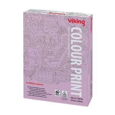 Viking DIN A3 Druckerpapier 100 g/m² Glatt Weiß 500 Blatt