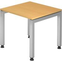 Hammerbacher Höhenverstellbarer Schreibtisch J Serie Buche 800 x 680 mm