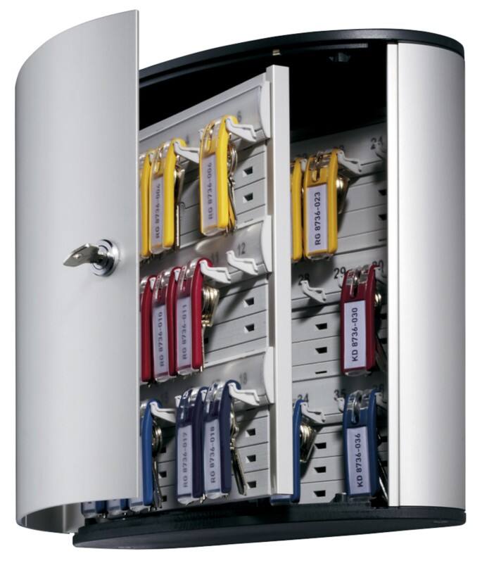 DURABLE Schlüsselkasten Key Box 1952 300 x 118 x 280 mm 36 Haken