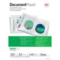 GBC ibiPouches Laminierfolien A3 Polyester, PE (Polyethylen) 2 x 80 (160) Mikron Transparent 100 Stück