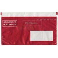 Elco Dokumententaschen Quick Vitro Fenster Rechts DIN C5/6 24,5 x 12 cm 250 Stück