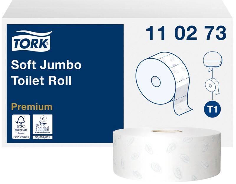 Tork Premium Toilettenpapier T1 2-lagig 110273 6 Rollen à 1800 Blatt