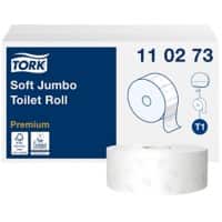 Tork Toilettenpapier T1 Premium Jumbo 2-lagig 6 Rollen à 1800 Blatt