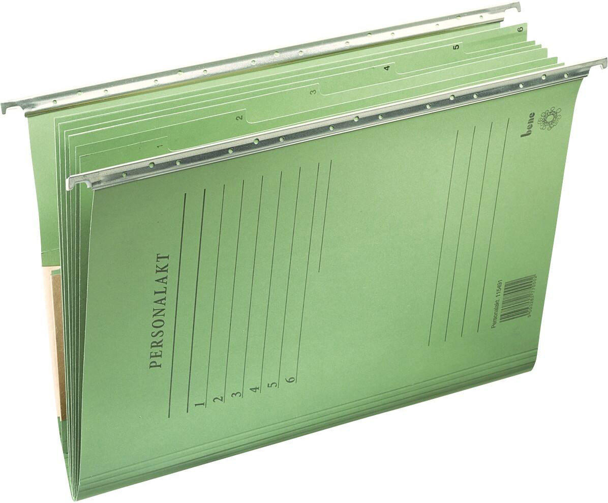 Bene Personalaktenmappe VetroMobil Moosgrün Karton 10 Stück