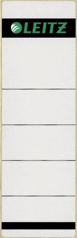Leitz Selbstklebende Rückenschilder 1642-10-85 Grau 61,5 x 192 mm 100 Stück