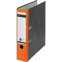 Leitz 180° Ordner A4 82 mm Orange 2 Ringe 1080 Pappkarton Wolkenmarmor Hochformat