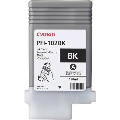 Canon PFI-102BK Original Tintenpatrone Schwarz