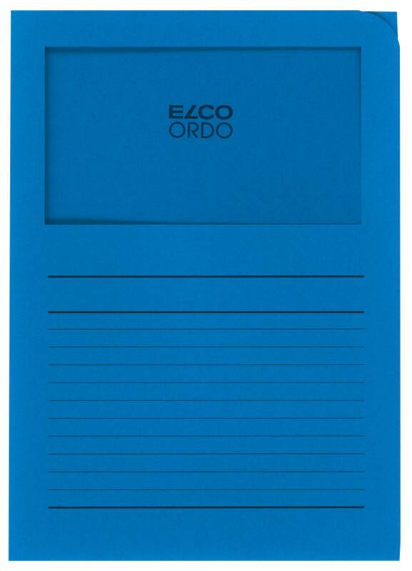 Elco Ordo Classico Ordnungsmappe DIN A4 Königsblau Papier 120 g/m² 100 Stück