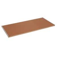 Manuflex Fachboden 2 Fachböden Holz 970 x 600 mm Braun 2 Stück