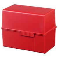 HAN Karteikartenbox A6 Kunststoff 400 Karten Rot