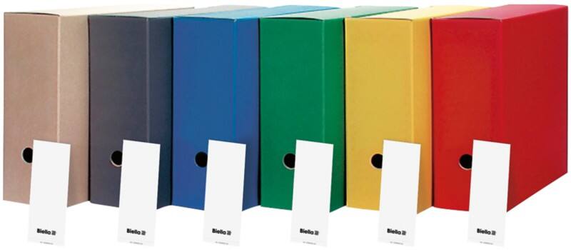 Biella Karton Archivbox Beige 325mm x 265mm x 100mm 10 Stück