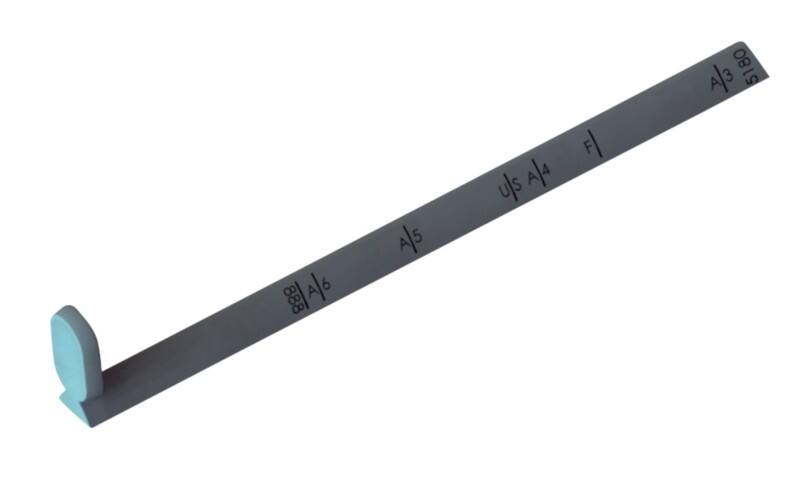 Leitz 5180 2 Löcher Anschlagschiene Kunststoff 65 Blatt 5172 Dunkelgrau  