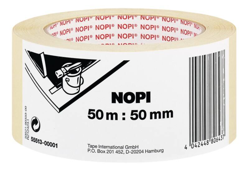 Nopi Kreppband NOPI 55513 Chamois 50 mm (B) x 50 m (L) Krepppapier