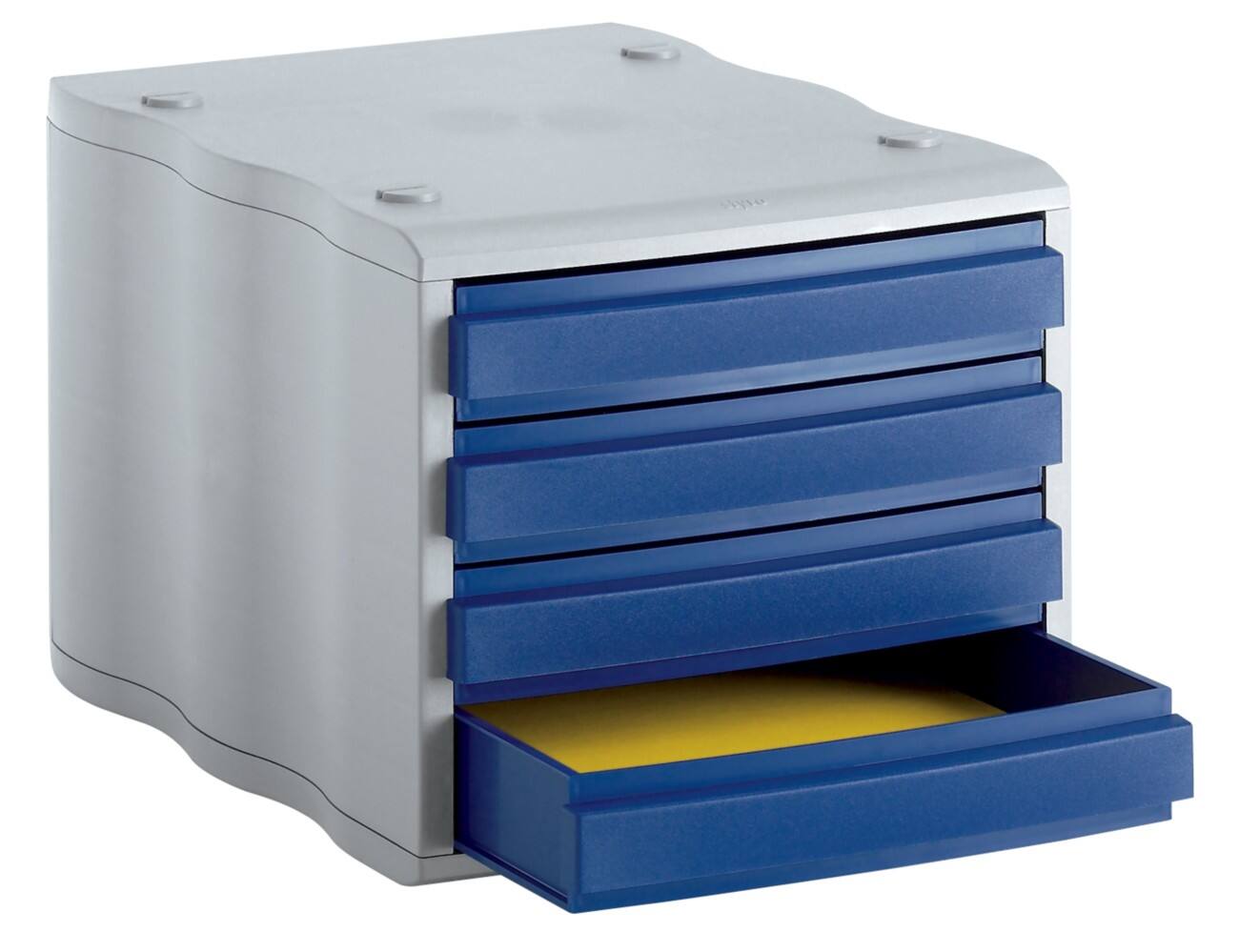 Styro Schubladenbox 8501 Polystyrol Blau, Grau 27 x 35,5 x 24 cm