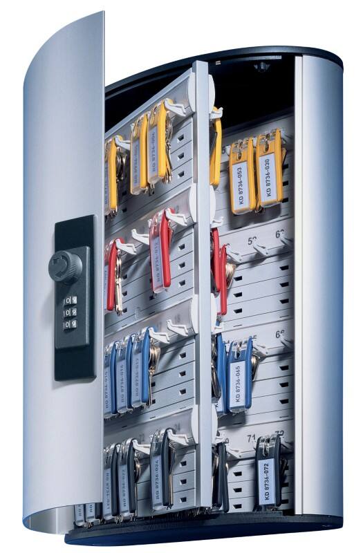 DURABLE Schlüsselkasten Key Box 1966 300 x 118 x 280 mm 36 Haken