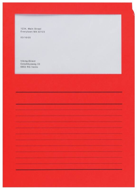 Elco Ordo Classico Ordnungsmappe DIN A4 Rot Papier 120 g/m² 100 Stück