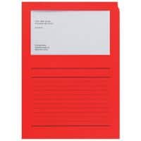 Elco Ordo Classico Aktendeckel DIN A4 [delete] Rot Papier 120 g/m² 100 Stück