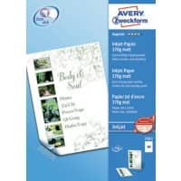 AVERY Zweckform Fotopapier 2583 Weiß A4 170 g/m² 100 Blatt