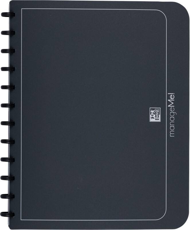 OXFORD Ringmappe Vario-Zipp A4 Anthrazit PP (Polypropylen) 26,5 x 2,1 x 31 cm