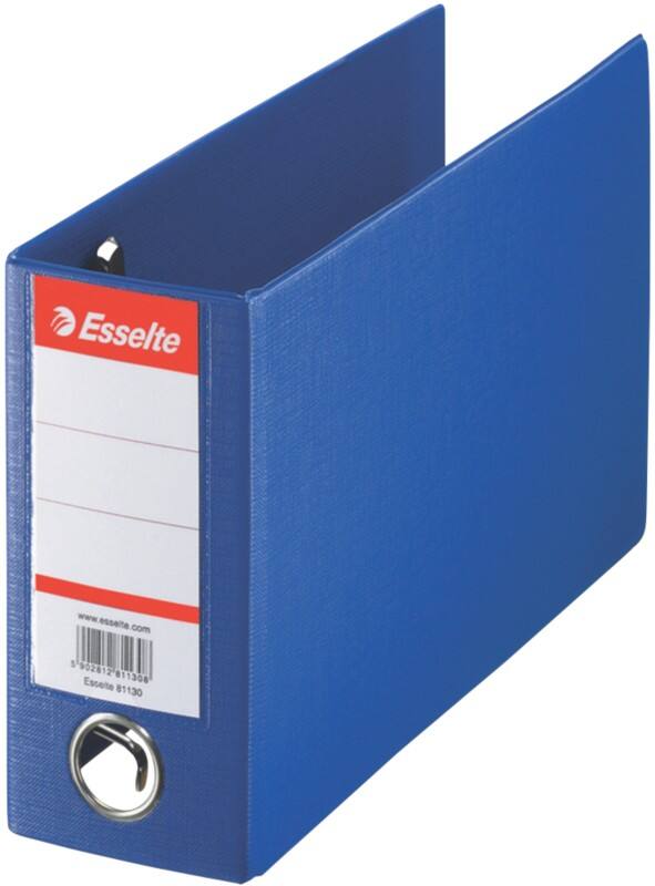 Esselte Ordner Breit A5 80 mm Blau 2 Ringe 47092 Kunststoff Querformat