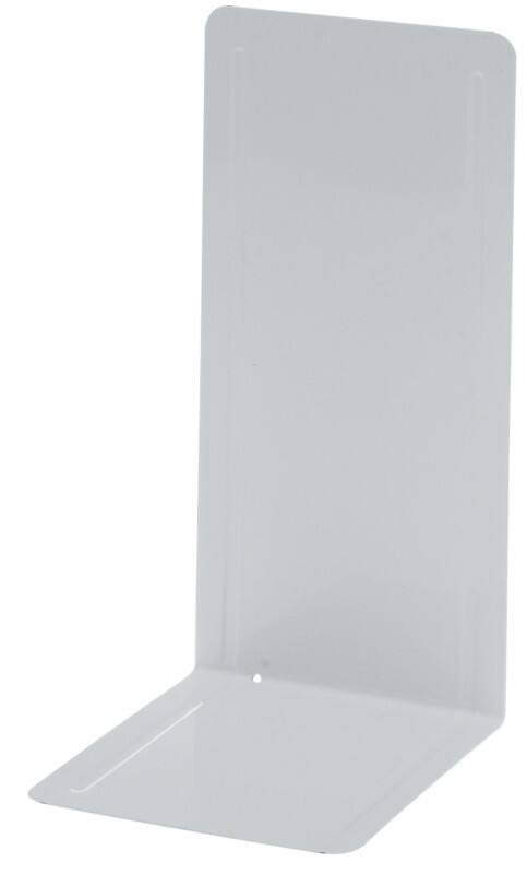 Maul Buchstützen Stahl Weiß 12 x 14 x 24 cm 2 Stück
