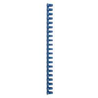GBC Polyvinylchlorid Plastikbinderücken Blau 19.0 mm 165 Blatt DIN A4 100 Stück