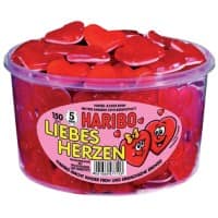 Haribo Fruchtgummi Liebesherzen 150 Stück à 8 g