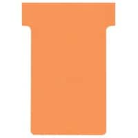 Nobo T-Steckkarten 2 Orange 6 x 8,5 cm 100 Stück