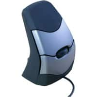 BakkerElkhuizen Maus DXT Precision Mouse Schwarz, Silber