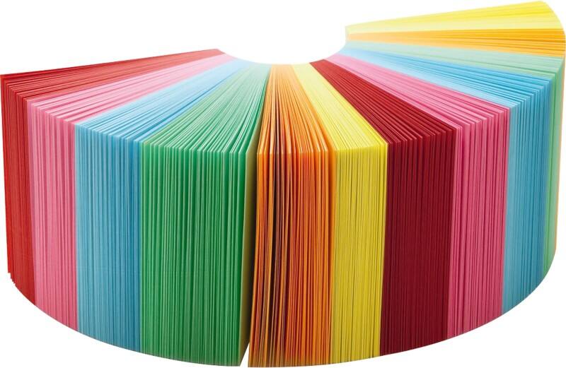 Folia Haftnotizenwürfel 90 x 90 mm Färbig sortiert 700 Blatt