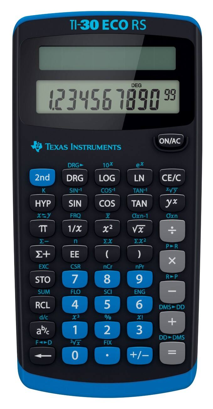 Texas Instruments Schulrechner TI-30 ECO RS Schwarz
