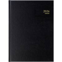 Brepols Terminplaner 2026 Spezial 1 Tag / 2 Seiten Deutsch, Englisch, Französisch, Niederländisch, Italienisch, Spanisch Schwarz