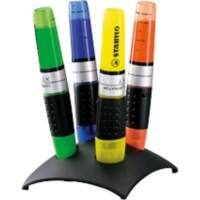 STABILO LUMINATOR Textmarker Färbig sortiert Breit Keilspitze 2-5 mm 4 Stück