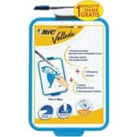 BIC wandmontierbares nicht magnetische einseitiges Whiteboard Emaille Velleda 19 x 29 cm