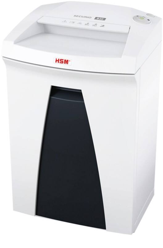 HSM SECURIO Aktenvernichter 4 Blatt Partikelschnitt Sicherheitsstufe P-6, F-3 33 L B22