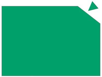 Franken Magnetplatte 841 Grün 29,5 x 20 cm