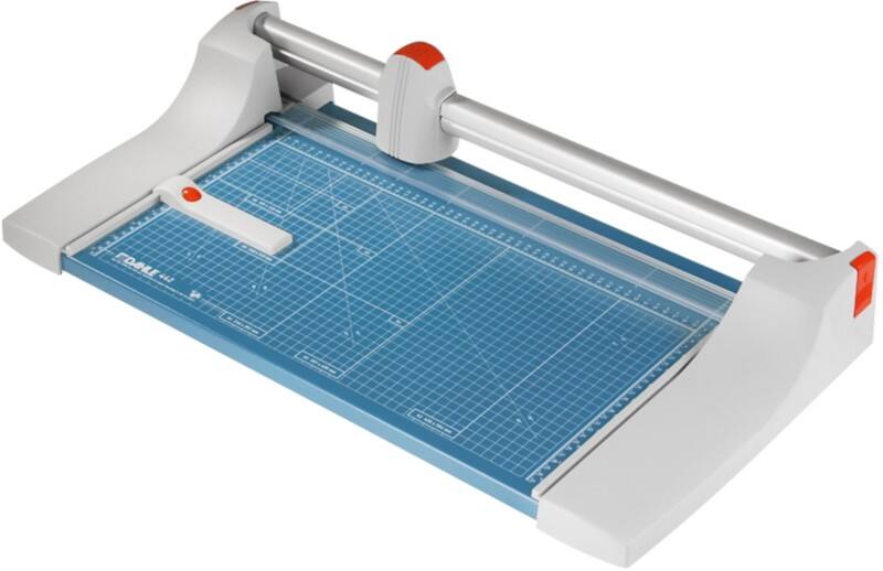 Dahle Professional Rollenschneidemaschine A3 510 mm Selbstschärfendes Stahl-Rundmesser Blau 35 Blatt