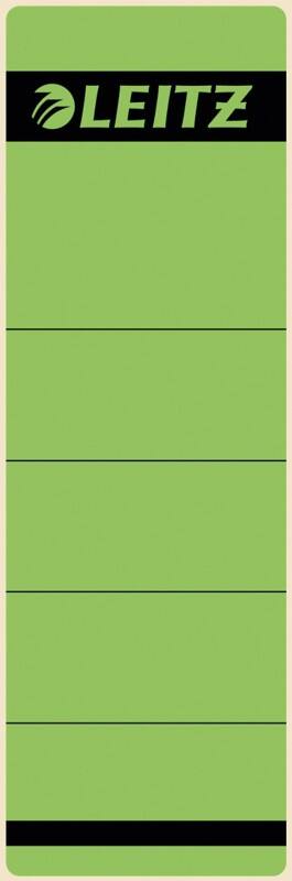 Leitz Selbstklebende Rückenschilder 1642-00-55 Grün 61,5 x 192 mm 10 Stück