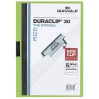 DURABLE Klemmmappe DURACLIP® DIN A4 Grün