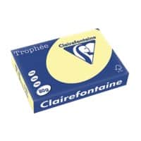 Clairefontaine DIN A4 Farbiges Papier Kanariengelb 80 g/m² Matt 500 Blatt