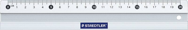 STAEDTLER Lineal Aluminium 20 cm