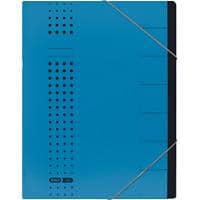 ELBA Ordnungsmappe chic A4 Blau Karton 25 x 1,2 x 31,5 cm