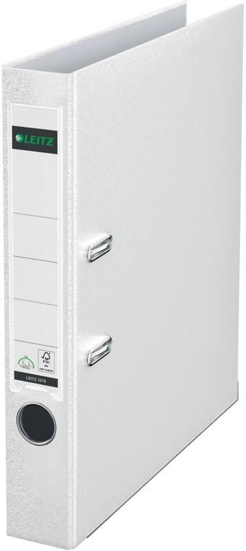 Leitz 180° Schmal Ordner A4 52 mm Weiß 2 Ringe 1015 Kunststoff Glatt Hochformat