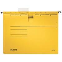 Leitz ALPHA Hängehefter 1984 A4 Kaufmännische Heftung V-Base 15 mm 275 g/m² Gelb 100% Recycelter Pendarec-Karton 5 Stück