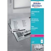 AVERY Zweckform 3480 Selbstklebefolie DIN A4 Transparent 210 x 297 mm 100 Blatt