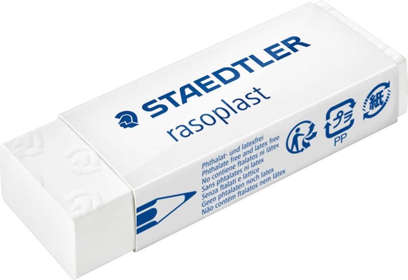STAEDTLER Radierer Raso Plast B20 Weiß
