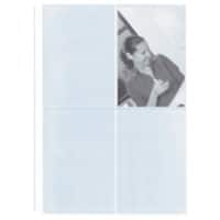 KANGARO Fototasche DIN A4 Transparent 120 Mikron PP (Polypropylen) Öffnung 23 Löcher K-18000 10 Stück