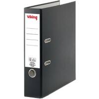 Viking Ordner A4 hoch 75 mm Schwarz 2 Ringe PP (Polypropylen) Matt Horizontal